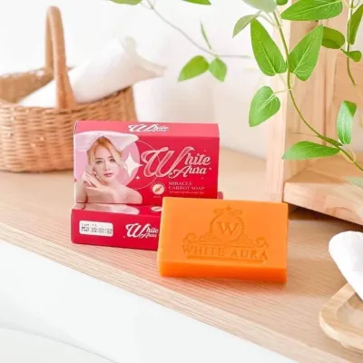 White Aura Miracle Carrot Soap 
